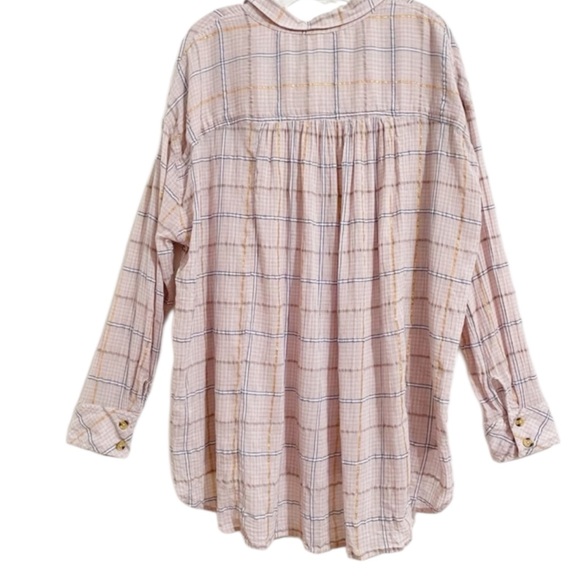 Free People Break My Stride Metallic Plaid Shirt
Medium - Picture 5 of 9